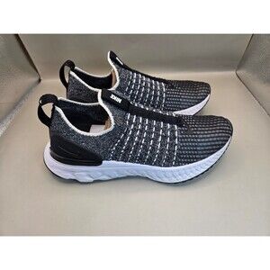 Nike React Phantom Run Flyknit 2 Oreo Shoes Womens 7 Black White Running Sneaker